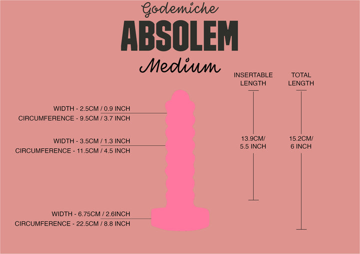 Godemiche Absolem Medium Sizes