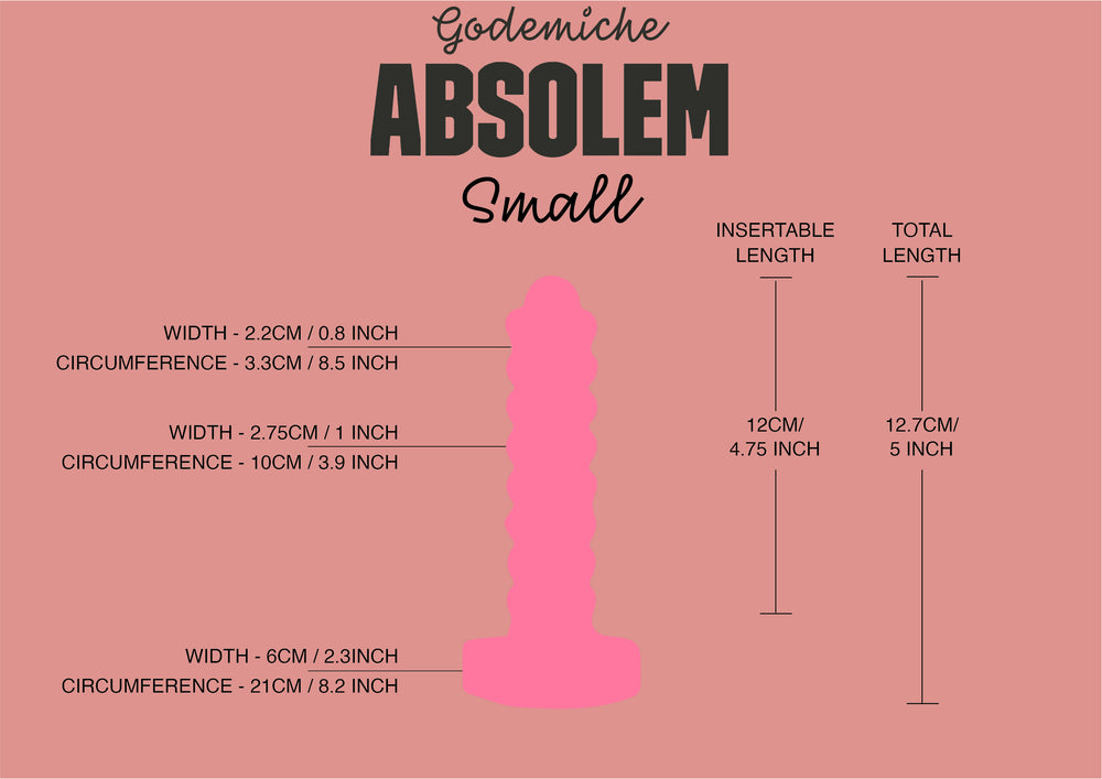 Godemiche Absolem Small Size Guide