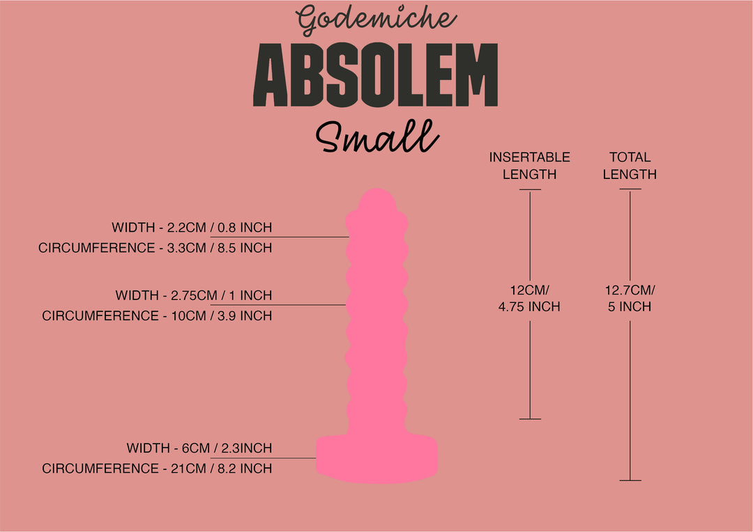 Godemiche Absolem Small Size Guide