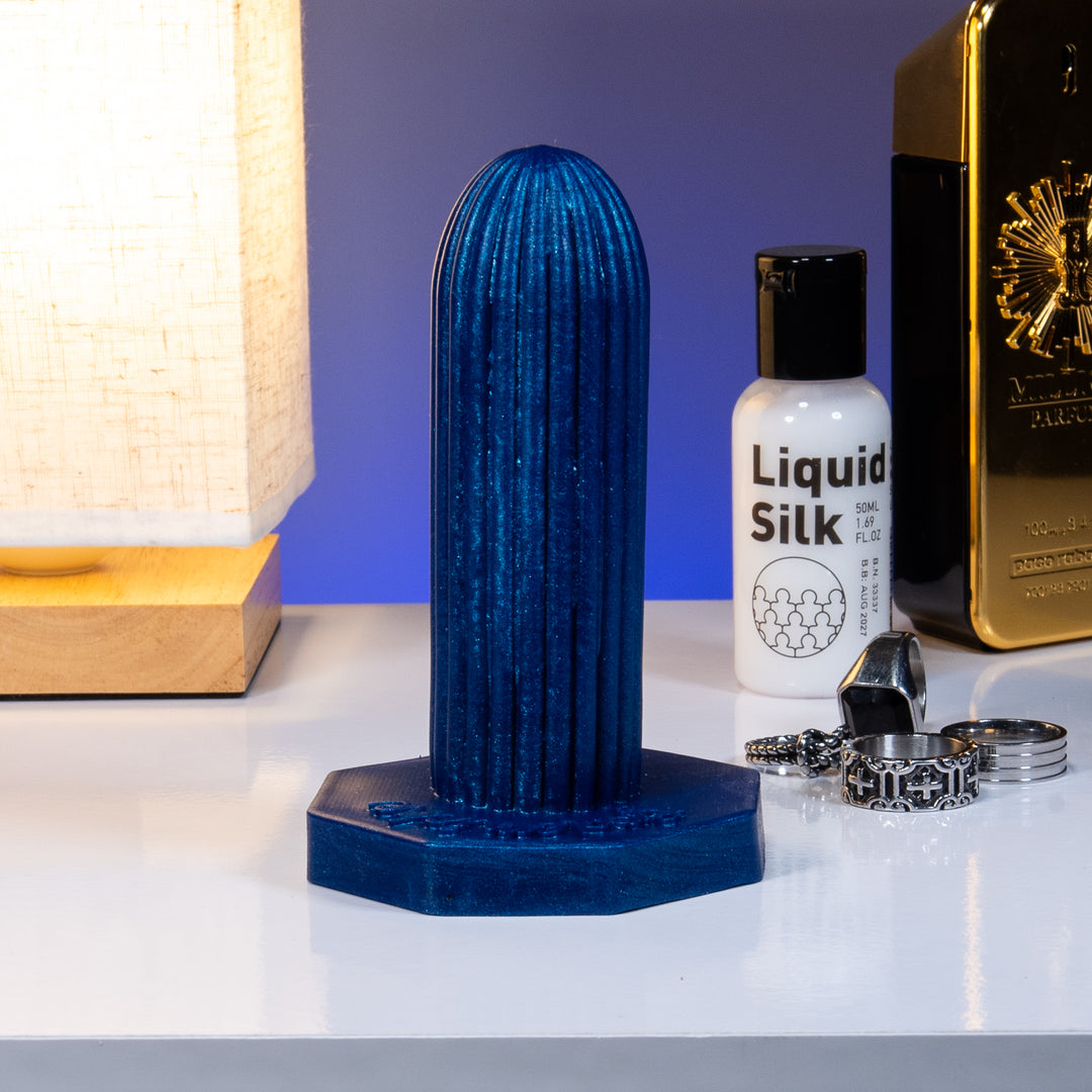 The Twist Dildo by Godemiche in blue