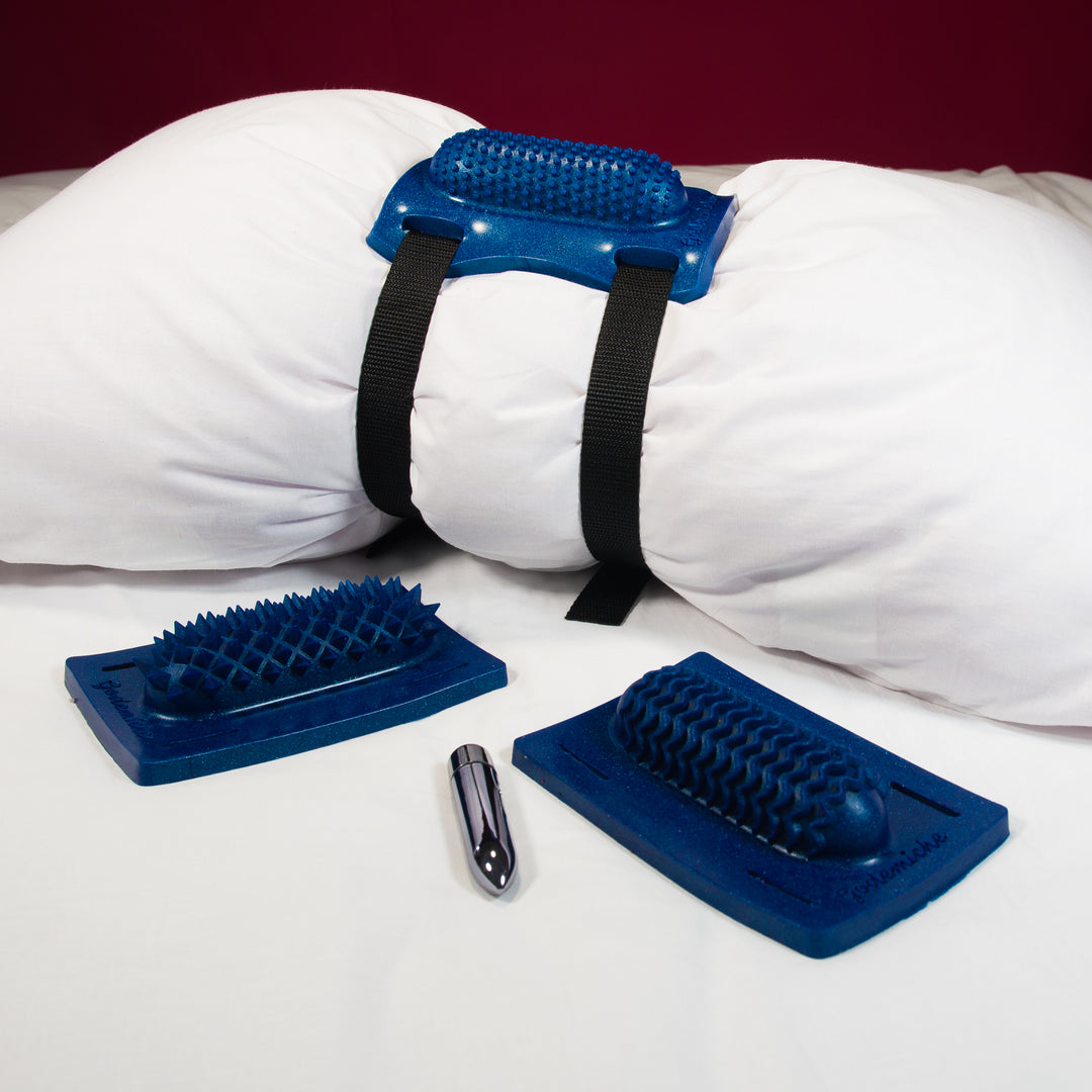 Grinding Sex Toy bundle on pillow