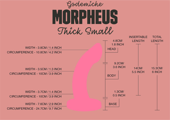 Godemiche Dildo Size Guide Morpheus