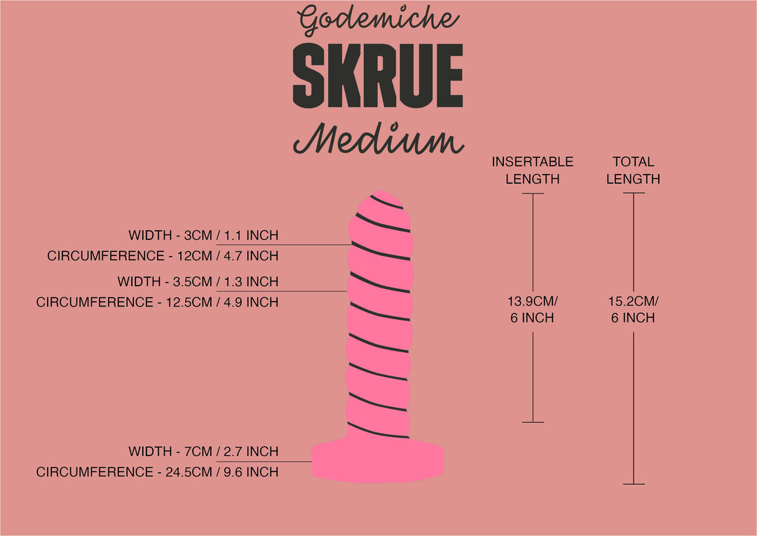 G-Silicone Skrue Medium Sizes