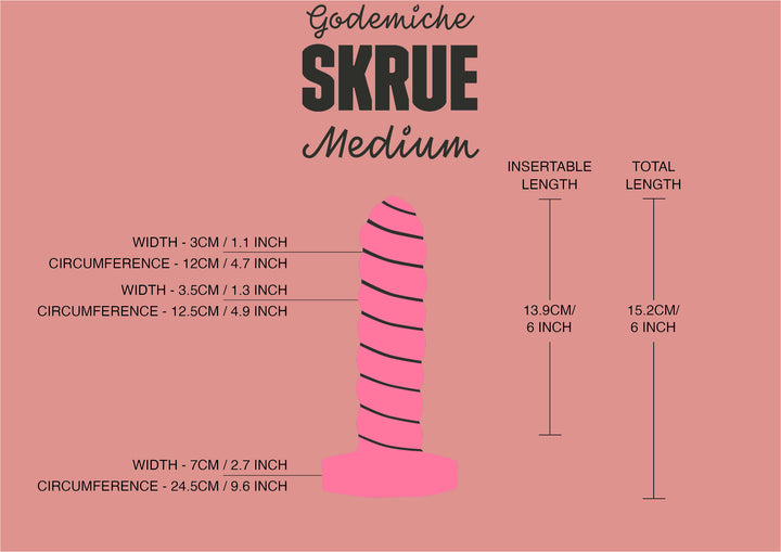 G-Silicone Skrue Medium Sizes