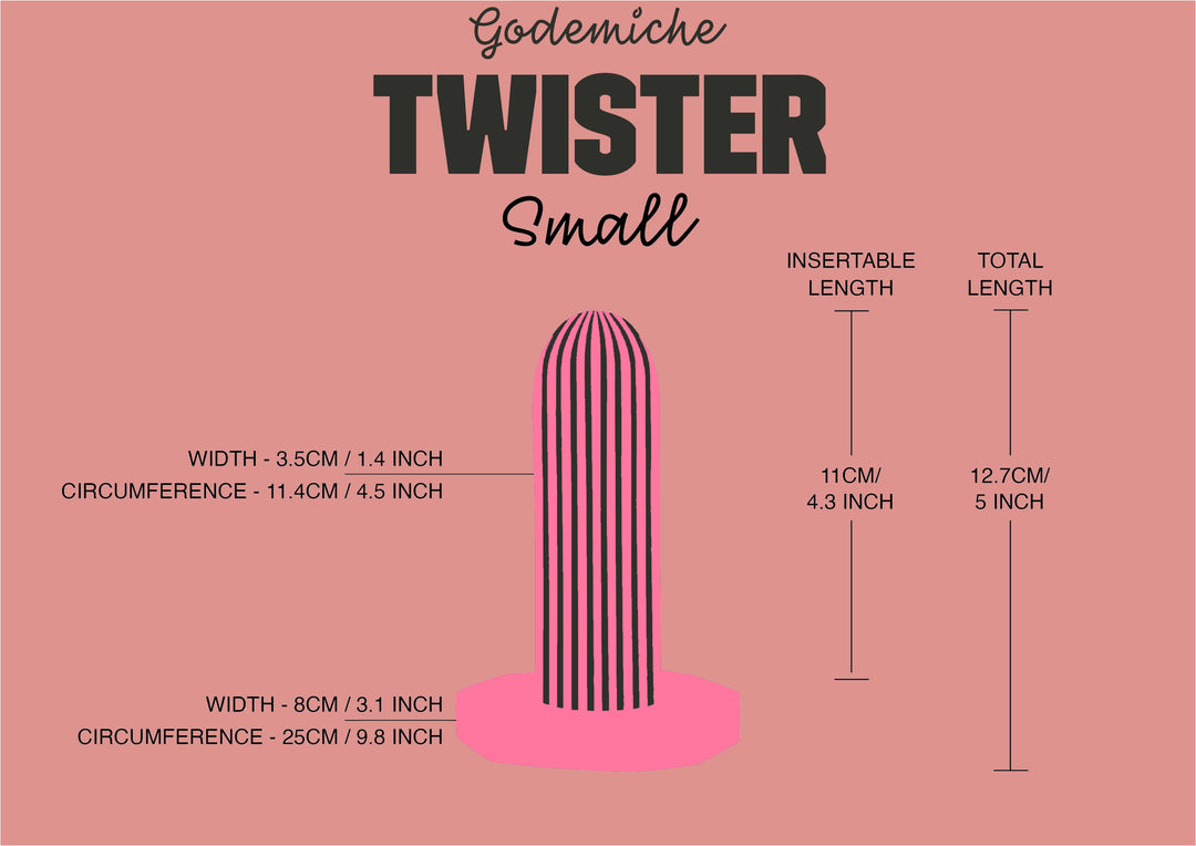 Godemiche Twister Dildo Sizes