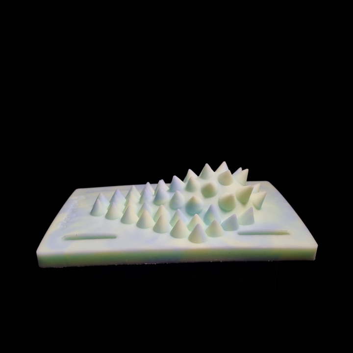 GP4 - Grind Pad - Spikes - Extra Soft  Firmness - 2 Colour Marble