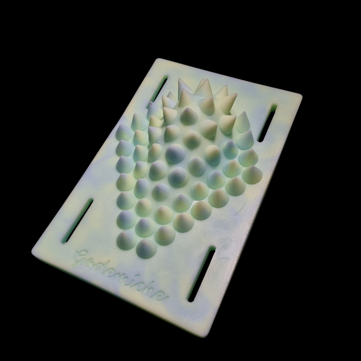 GP4 - Grind Pad - Spikes - Extra Soft  Firmness - 2 Colour Marble