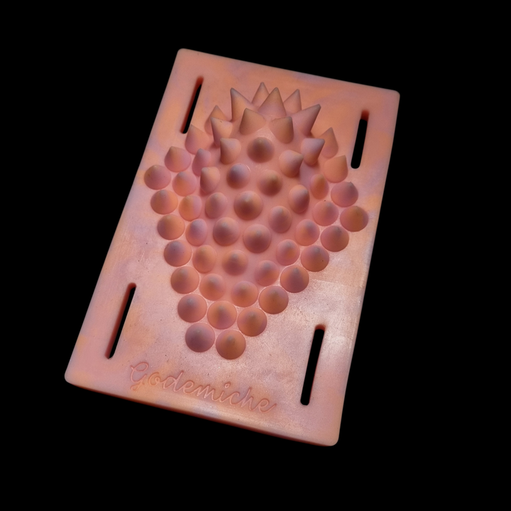 GP6 - Grind Pad - Spikes - Extra Soft  Firmness - 2 Colour Marble
