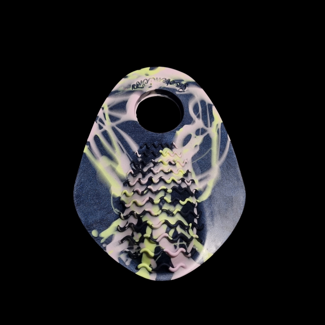GP49 - Grind Ring - Tall Waves - High Mound - Extra Soft  Firmness - 3 Colour Marble