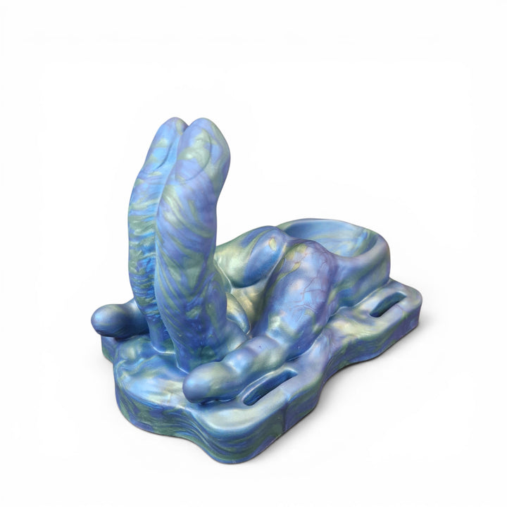 GD04 - Come-Hither Wand Grinder - Soft Firmness - Marble - Atlantis & Sea Breeze