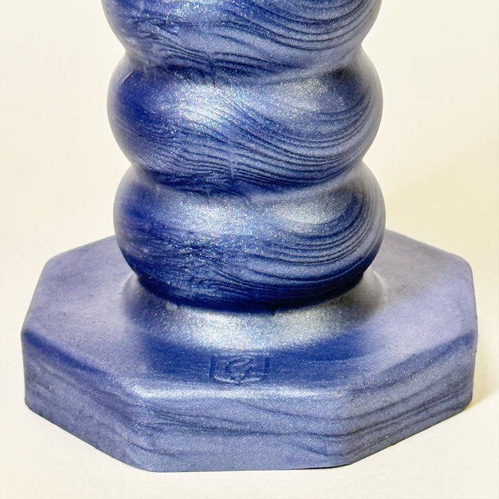 Absolem Dual Density - Ribbed Textured Silicone Dildo