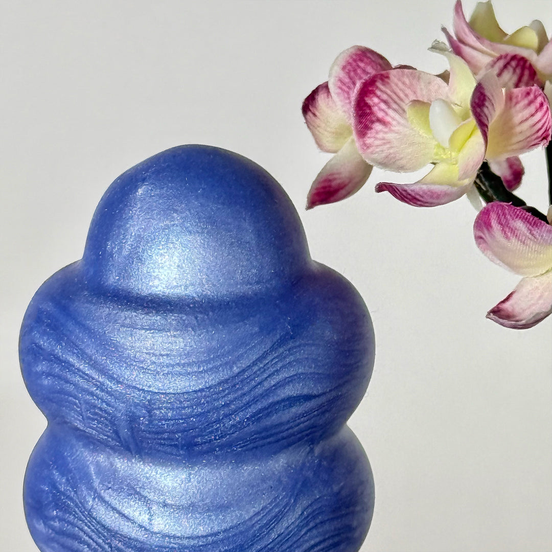 Absolem Dual Density - Ribbed Textured Silicone Dildo