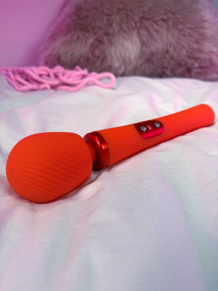Fun Factory VIM Orange - Extra Quiet Silicone Wand Massager