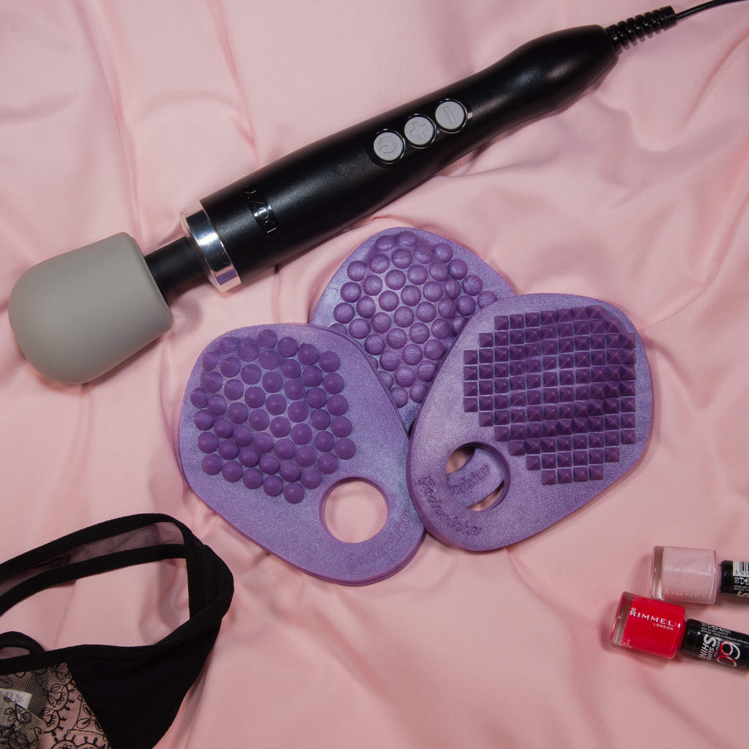 Grinder Cock Ring with Doxy Wand