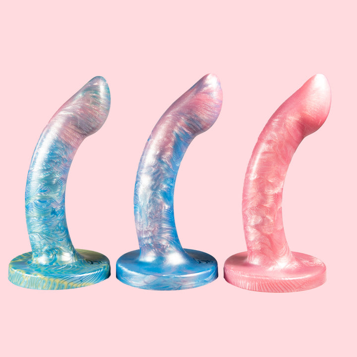 Morpheus - Thin Curved Silicone Dildo