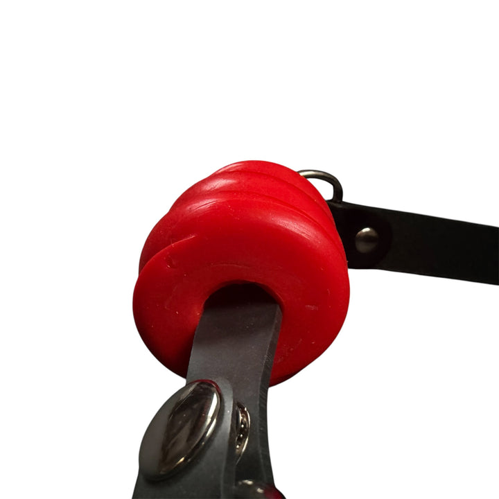 GD48 - Drool Gag  - Size Medium - Medium Firmness - Colour Devil Red