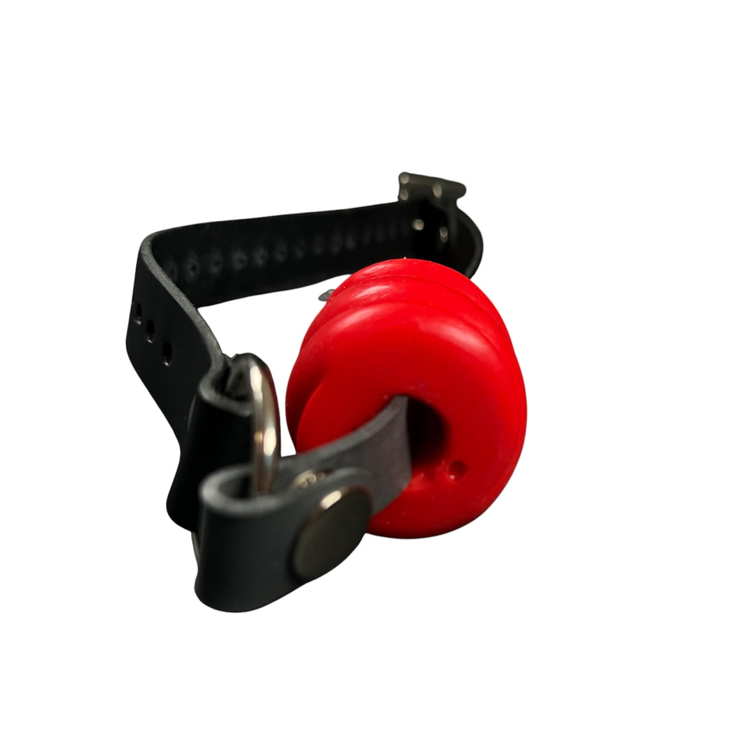 GD49 - Drool Gag  - Size Medium - Medium Firmness - Colour Devil Red