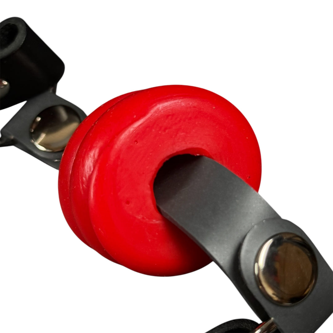 GD50 - Drool Gag  - Size Medium - Medium Firmness - Colour Devil Red