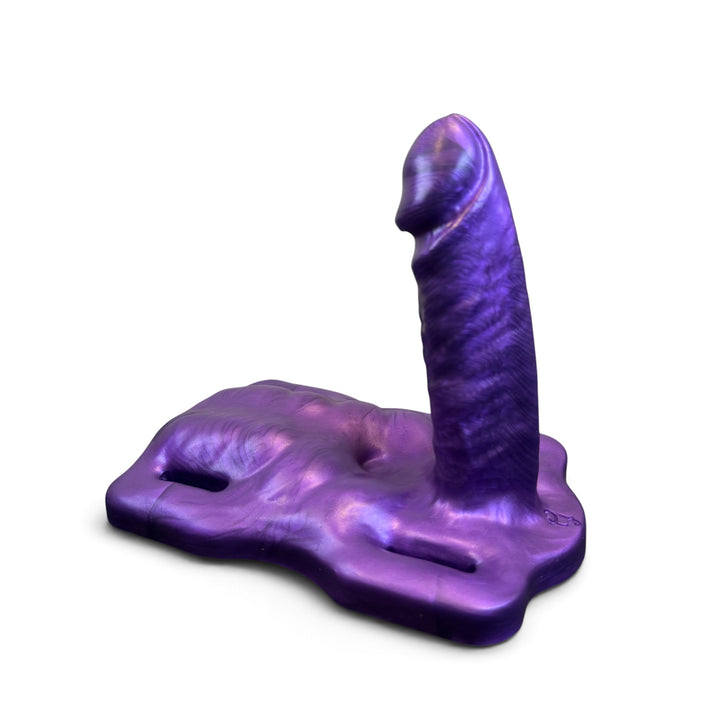 GD63 - Dee Strap Down Grinder -  Medium Firmness - Colour Godemiche Purple
