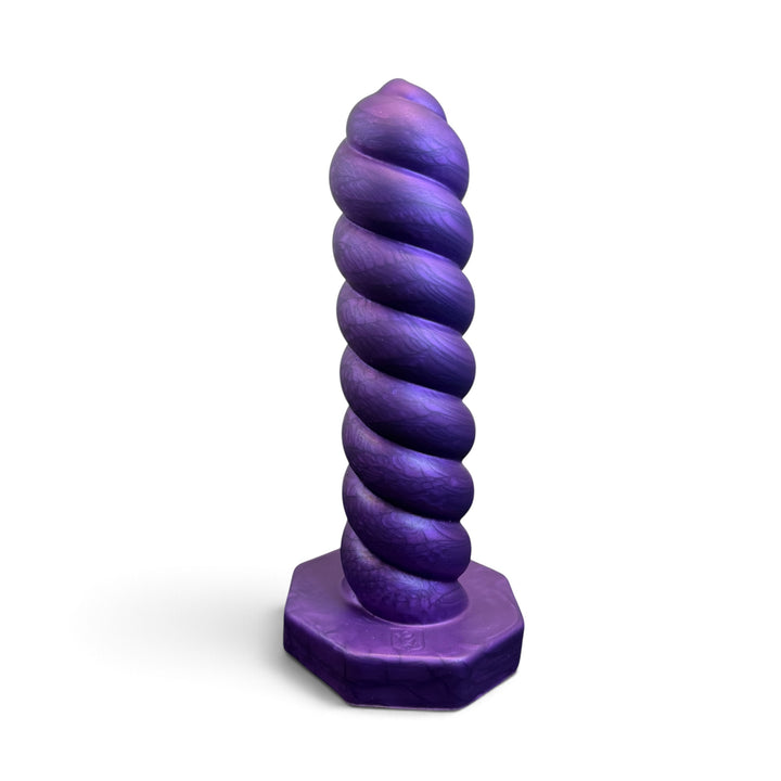 GD64 - Skrue - Size 7" - Soft Firmness - Colour Godemiche Purple