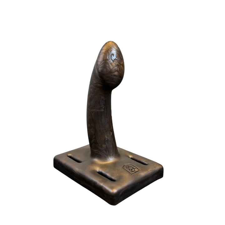 GD65 - Ambit Strap Down Rideable Dildo  - Size 5.5" - Medium Firm Firmness - Colour Lycan Fur & Black Star