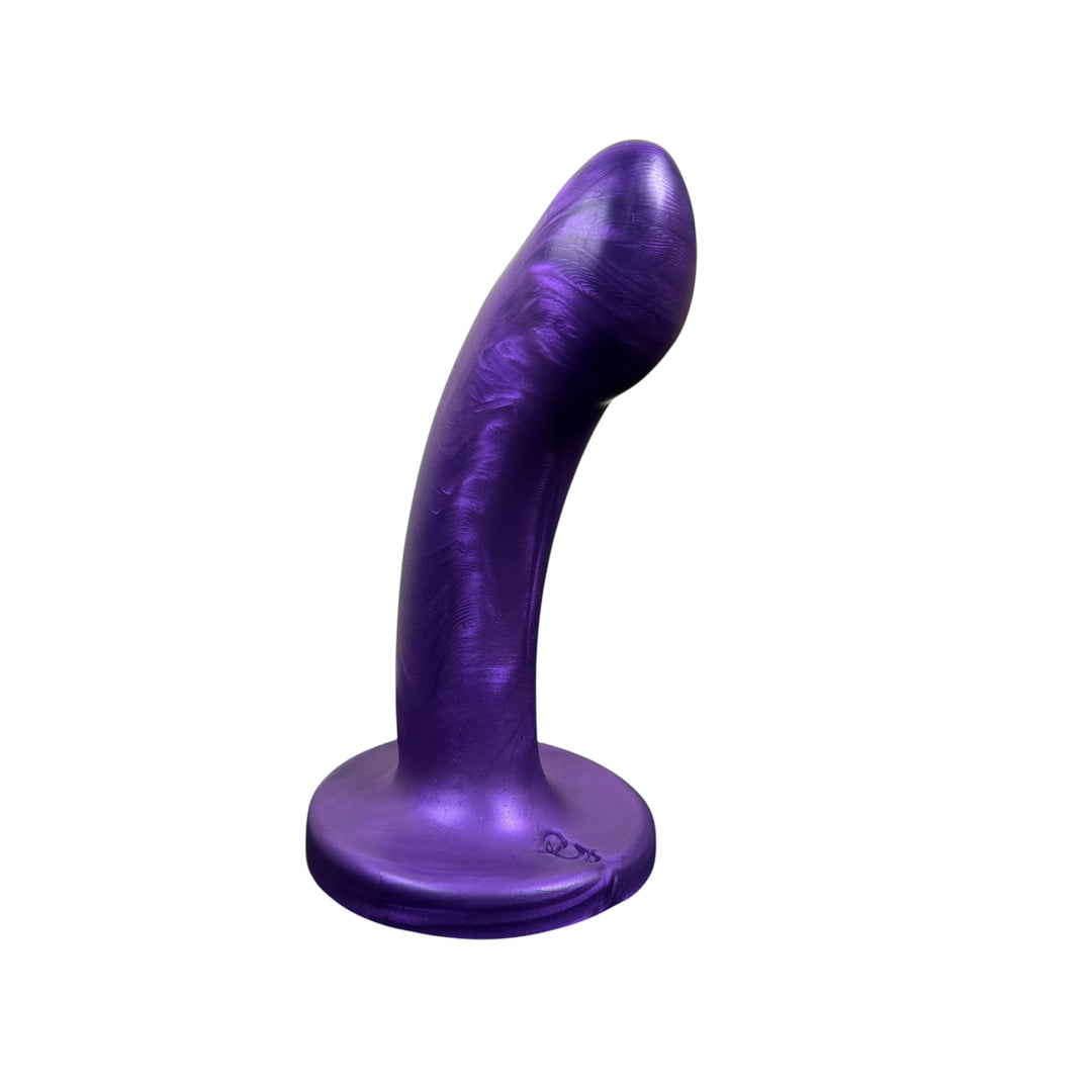 GD71 - Morpheus 7" Thick - Medium Firm Firmness -  Colour Godemiche Purple
