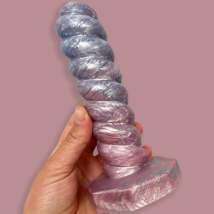 Skrue - Spiral Textured Silicone Dildo