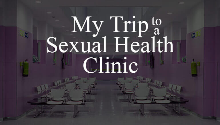NHS STI Banner for My trip to a sexual health clinic