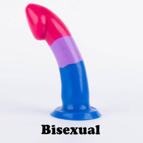 Godemiche silicone dildos Proud to support pride Bisexual Pride Ambit Stood Up