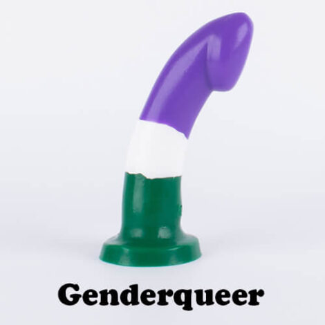 Godemiche silicone dildos Proud to support pride Genderqueer Pride Ambit Stood Up