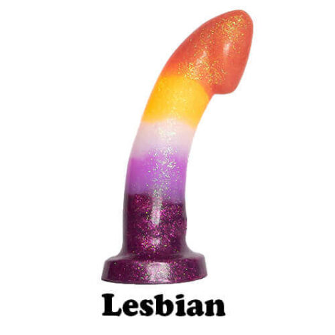 Lesbian Glitter Ambit stood up 500x500 With Text