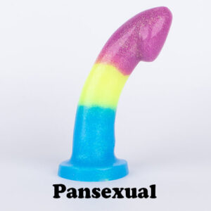 Godemiche silicone dildos Proud to support pride Pansexual Glitter Ambit Stood Up