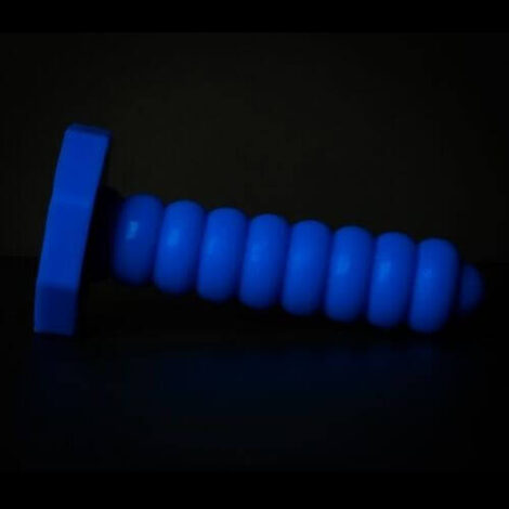 Absolem Medium Blue UV Silicone Dildo Godemiche