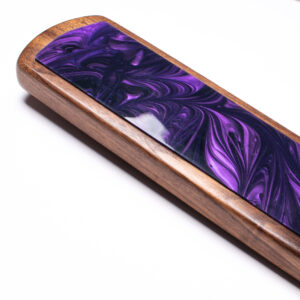 Duel Sensation Wooden Silicone Paddle Purple Pearl and Black with Wicked Woods (2)