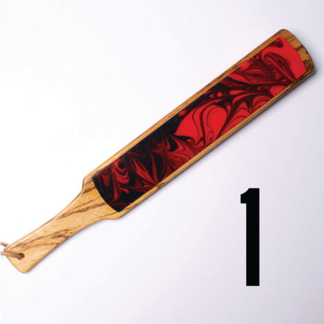 Wicked Woods Wooden Zubrano Wood With Black Red Insert