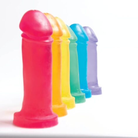 Cock Soap Six Colour Collection Stood Up Line One Side