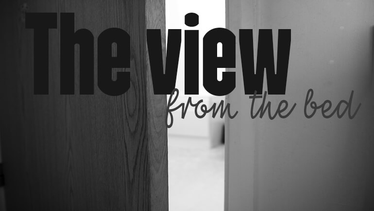 The view from the bed by Violet Fawks blog post