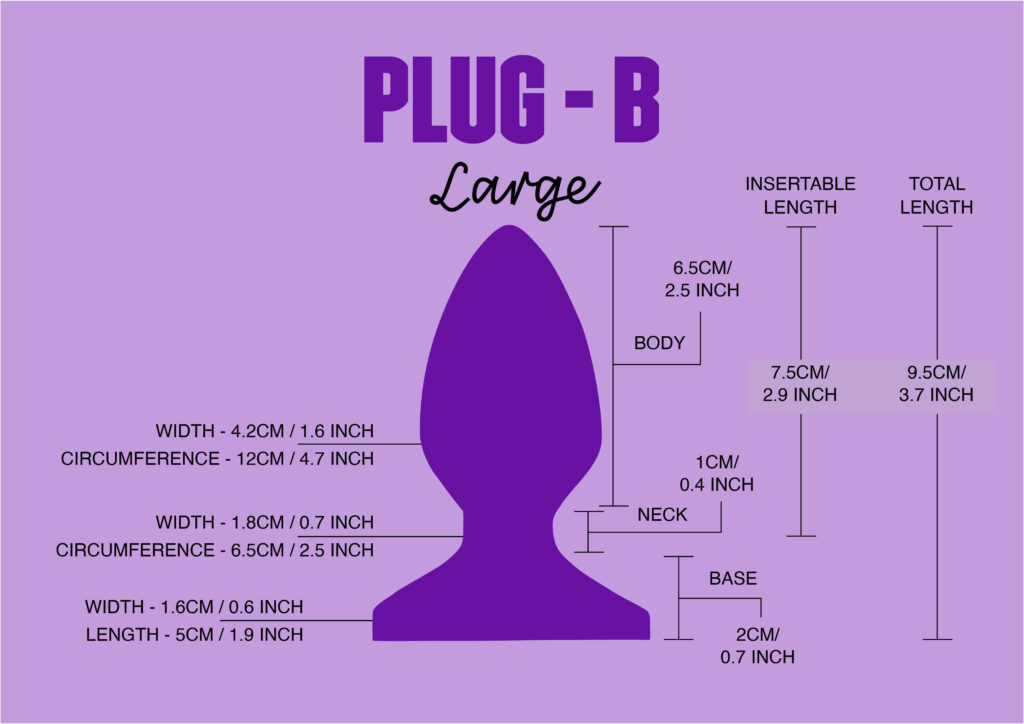 Godemiche plug-b-large-product-size