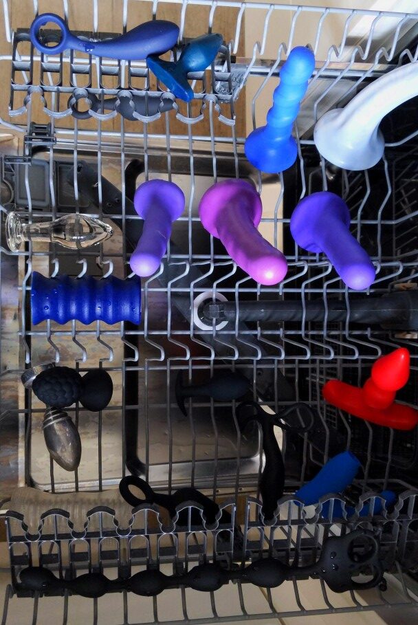sex toys in the dishwasher