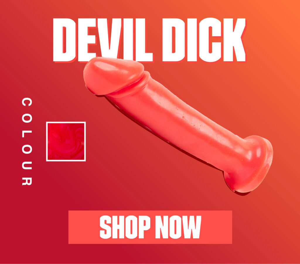 Devil Dick Peachhes Collection Adam 8 inch
