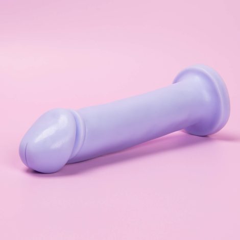 Adam 8 Inch Electric Lavender Godemiche Silicone Dildo Sex toys