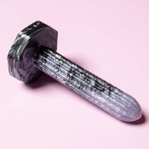 XI Medium Black & Pearl Godemiche SIlicone Dildo Sex Toy
