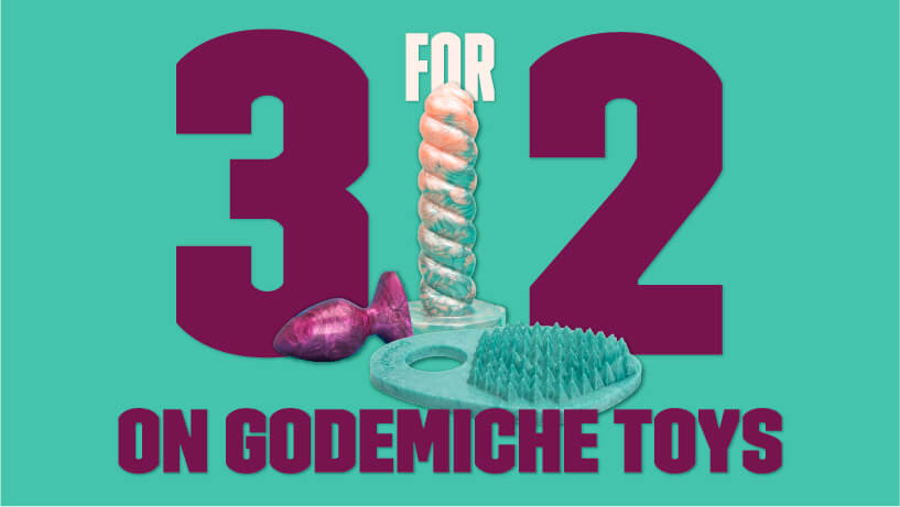 3for2 on Godemiche Silicone dildos grind hump toys and sex toys