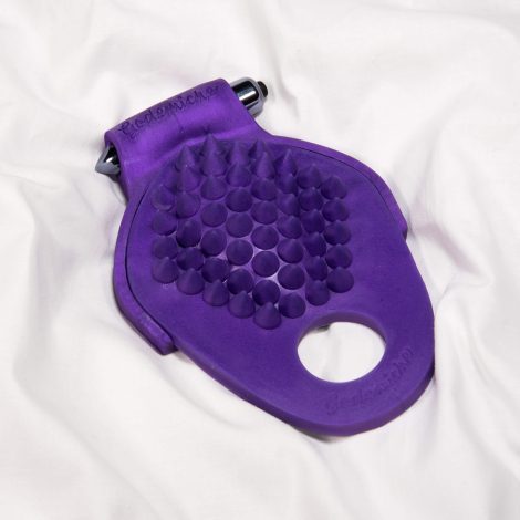 Godemiche V-Plate Vibrting Attachment And Grind Ring Se Toy Spikes Godemiche Purple-1