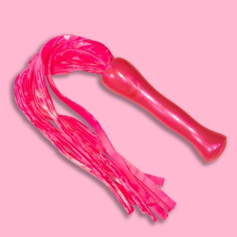 Godemiche silicone fall flogger with resin handle