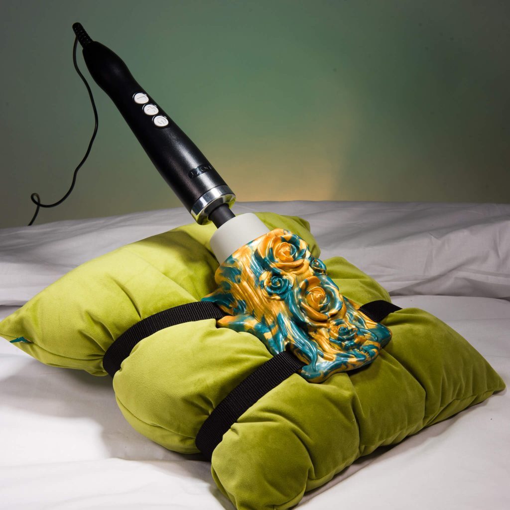 Woodland Fantasy Grinder On Green Cushion With Doxy